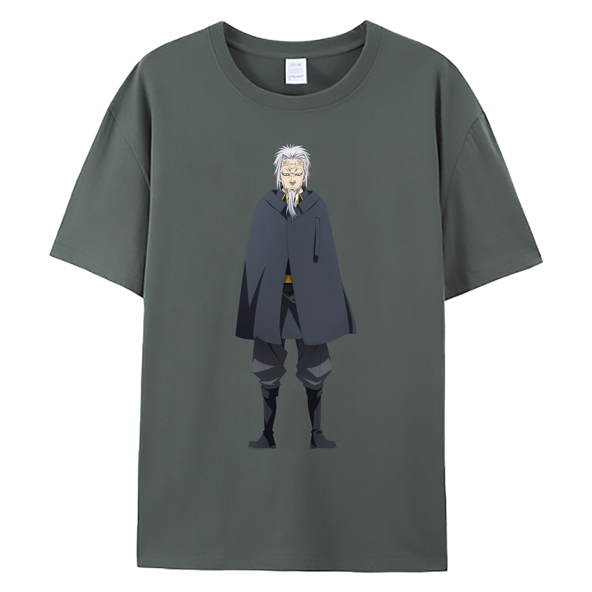 （画像用） 転スラ Regarding Reincarnated to Slime 綿100％ メンズ半袖Tシャツ｜肌触りやわらか＆通気性